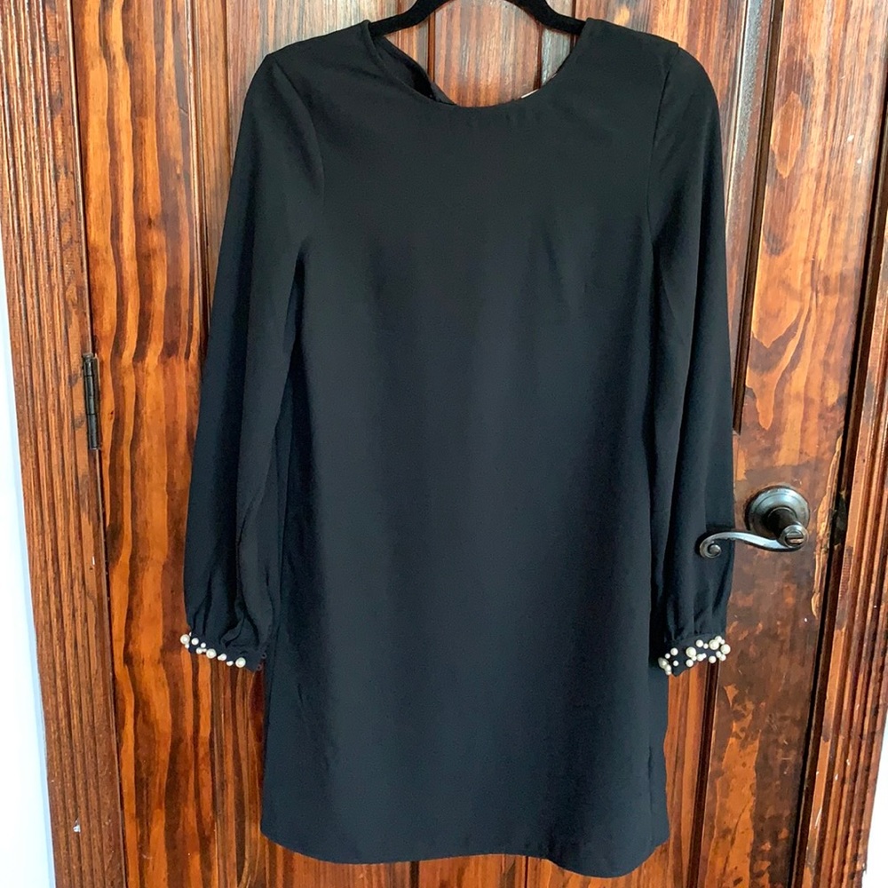 NWT H&M dress with pearl accent sleeves